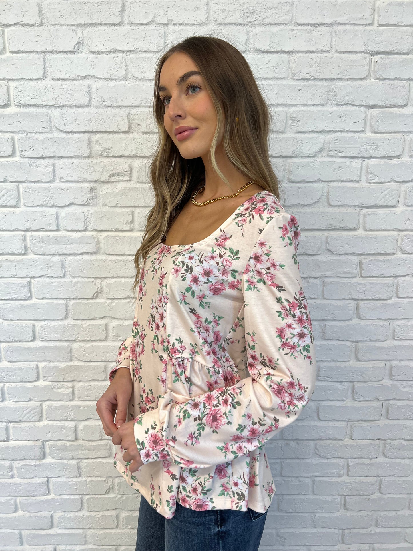 Cool to Be Kind Floral Blouse