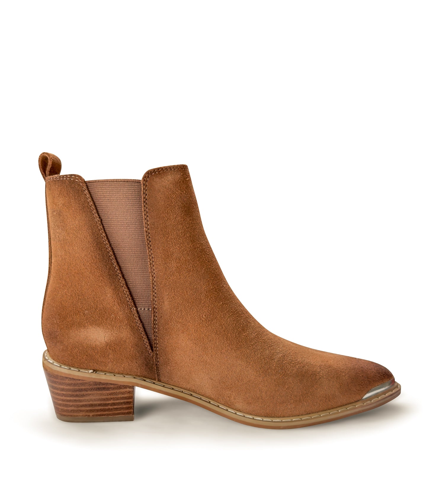 Wylie Suede Ankle Boot in Tan